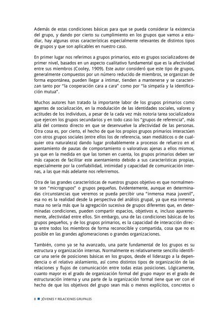 "Jóvenes y relaciones grupales". - Fundación de Ayuda contra la ...