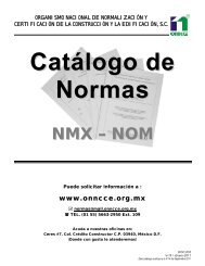 Catálogo de Normas - Onncce