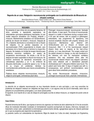 Reporte de un caso: Relajación neuromuscular ... - edigraphic.com