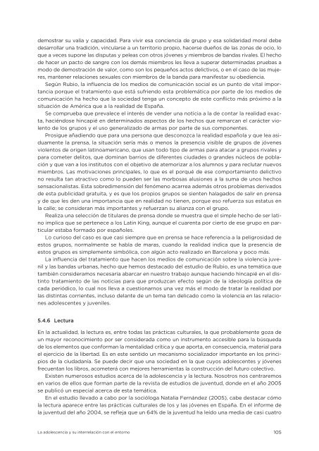 'La adolescencia y su interrelación con el entorno' (2945 Kb.) - Injuve