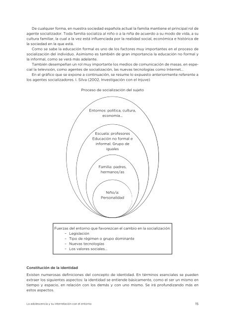 'La adolescencia y su interrelación con el entorno' (2945 Kb.) - Injuve