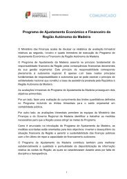 Programa de Ajustamento Económico e Financeiro da Região ...