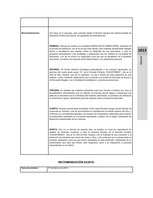 Anexos - Defensoría de los Derechos Humanos del Pueblo de Oaxaca