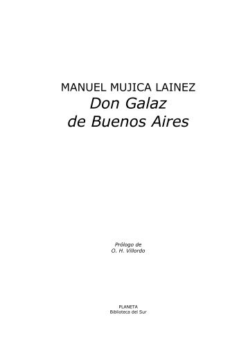 Don Galaz de Buenos Aires - Martín Rodríguez