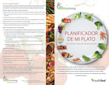 PLANIFICADOR DE MI PLATO - Healthfirst