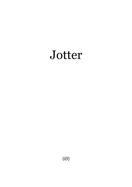 Jotter [PDF 494 K]