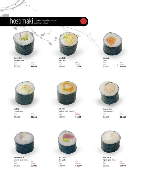 Carta - akai sushi