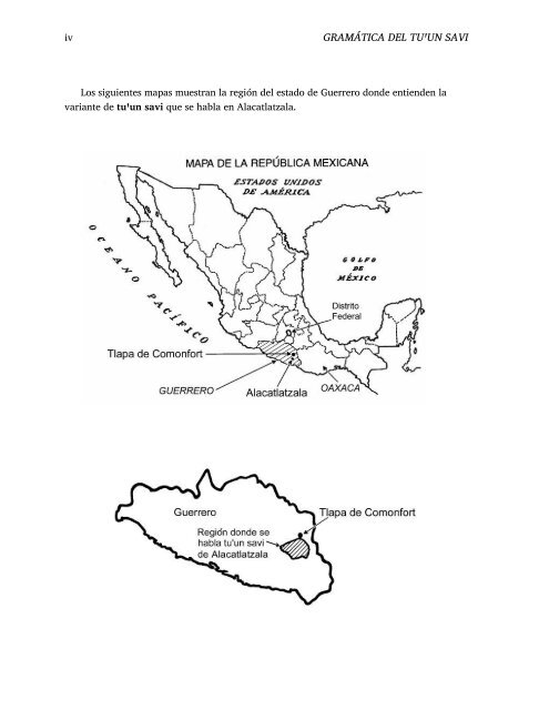 Gramática del Tu un Savi de Alacatlatzala, Guerrero - SIL International