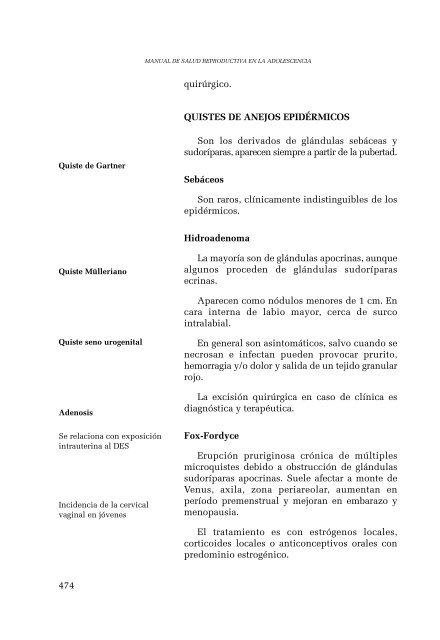 Quiste en el labio externo