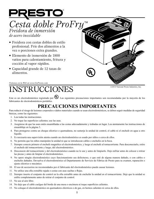 Manual 05466 - Presto