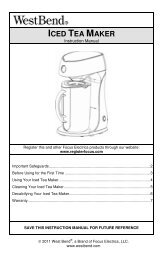 ICED TEA MAKER - West Bend® - Kitchen Appliances