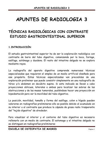 APUNTES DE RADIOLOGIA 3 - Escuela de Osteopatia de Madrid