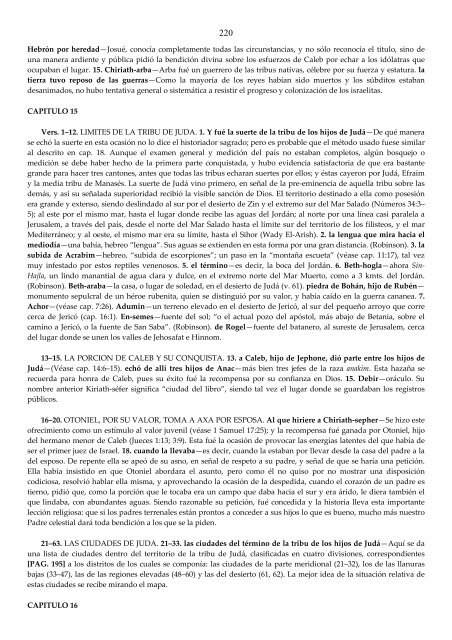 COMENTARIO EXEGETICO Y EXPLICATIVO DE LA BIBLIA TOMO I ...