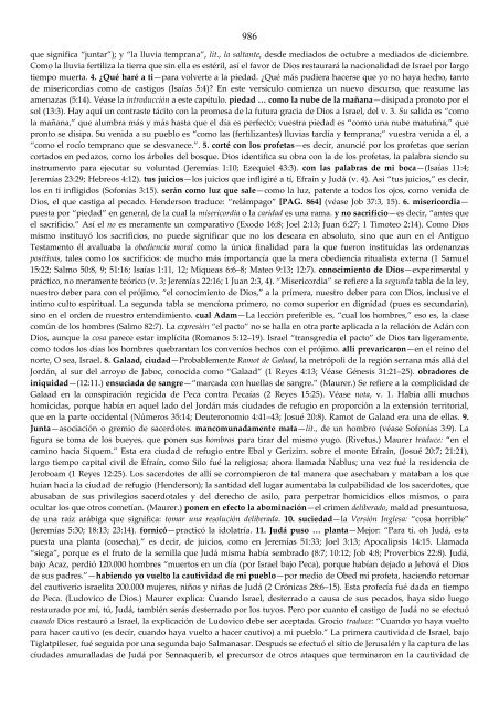 COMENTARIO EXEGETICO Y EXPLICATIVO DE LA BIBLIA TOMO I ...