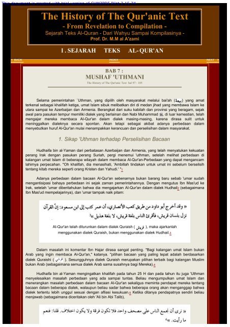 %5BMuhammad%20Mustafa%20Al-A'zami%5D%20Sejarah%20Teks%20Al-Quran