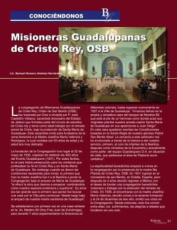 Misioneras Guadalupanas de Cristo Rey, OSB
