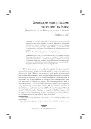 Observaciones sobre el dualismo “cuerpo-alma ... - Revista Hypnos