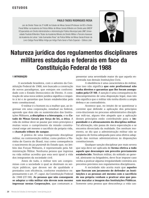 Revista Estudos & Informações - Tribunal de Justiça Militar do ...