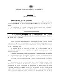 Acta n.º 4/2006 - ao Conselho Superior da Magistratura