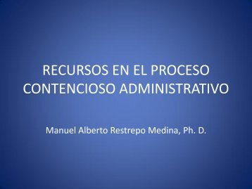 recursos en el proceso contencioso administrativo - Legis