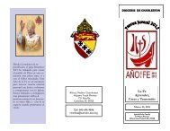 La Fe Aprender, Creer y Transmitir - The Catholic Diocese of ...