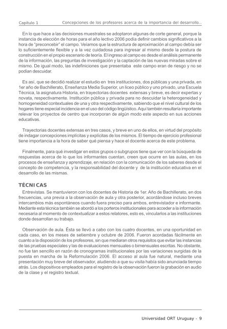 Cuadernos de Investigación Educativa - Universidad ORT Uruguay