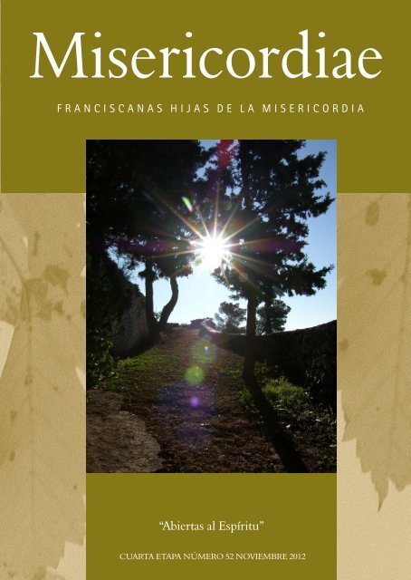 noviembre 2012 revista.cdr - Hermanas Franciscanas Hijas de la ...