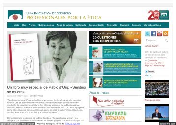 Un libro muy especial de Pablo d'Ors: «Sendino se muere ...