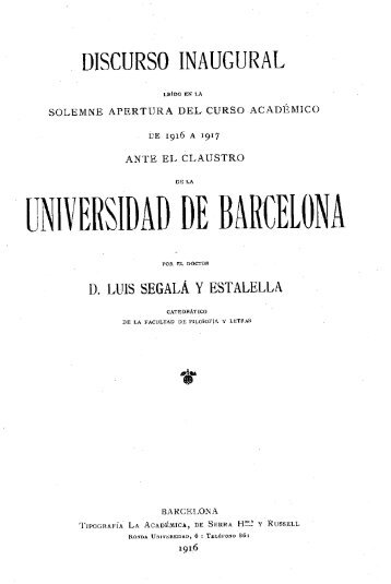 El renacimiento helénico en Cataluña, Luis Segalá y Estalella (1916)
