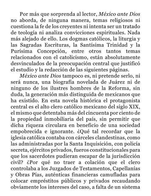 MÉXICO ANTE DIOS (2006) Francisco Martín Moreno A ... - AmaWebs