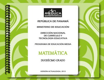 matemática 12°-2013 - Ministerio de Educación