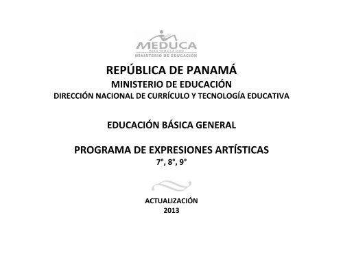 Educación Artística - Ministerio de Educación