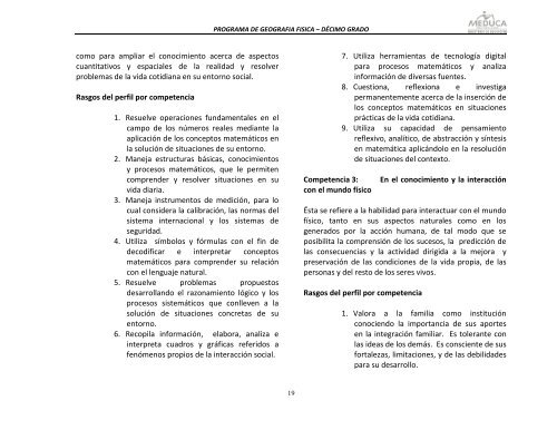 Geografía Física - Ministerio de Educación