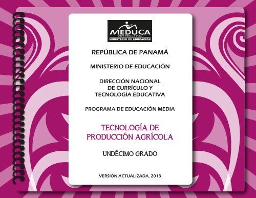 Tecnología de la Producción Agrícola - Ministerio de Educación