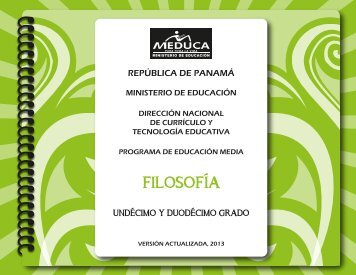 FILOSOFÍA – UNDÉCIMO GRADO - Ministerio de Educación