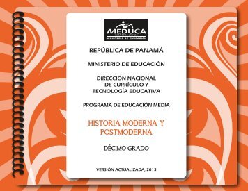 Historia Moderna y Postmoderna - Ministerio de Educación