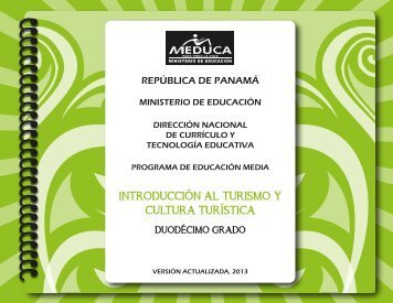 Int. al Turismo y Cultura Turística - Ministerio de Educación