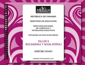 T II (Soldadura y Hojalatería) - Ministerio de Educación