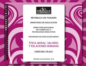 Ética, Moral, Valores y Relaciones Humanas - Ministerio de Educación