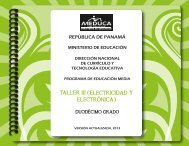 Taller III Electricidad y Electrónica - Ministerio de Educación