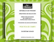 práctica de campo 12°-2013 - Ministerio de Educación