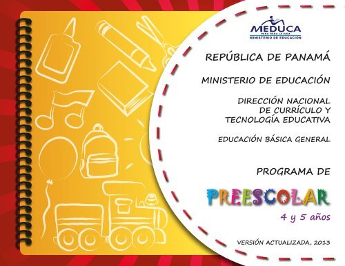 Programa de Preescolar - Ministerio de Educación