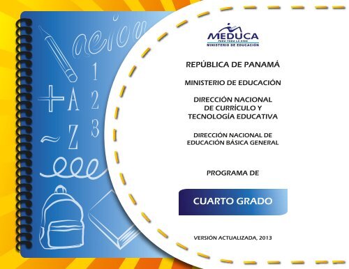 PROGRAMA DE CUARTO GRADO PROGRAMA DE CUARTO GRADO