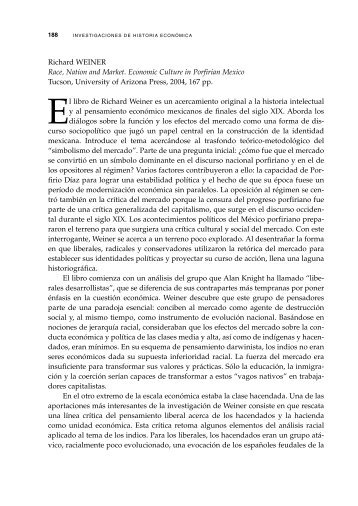 Richard WEINER - Asociación española de historia económica