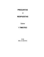 1 Timoteo - Bill H. Reeves enseña