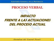 el Proceso Verbal en los Procesos de Responsabilidad - Auditoría ...