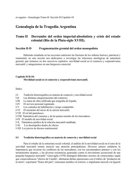 Movilidad social en el comercio y corporativismo mercantil.