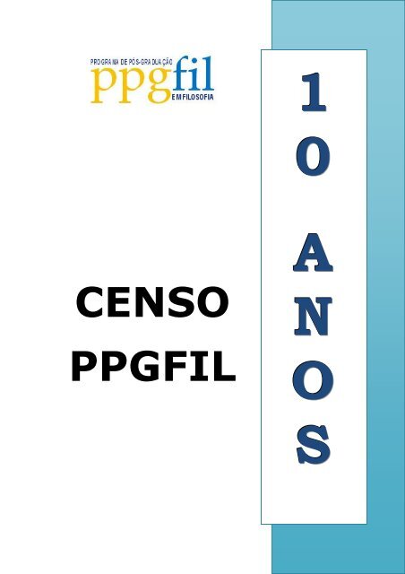 Censo 10 anos PPGFIL - cchla - Universidade Federal do Rio ...