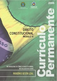 Prof. Dr. Rogério Gesta Leal - Tribunal Regional Federal da 4ª Região