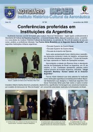 Conferências proferidas em Instituições da Argentina - incaer